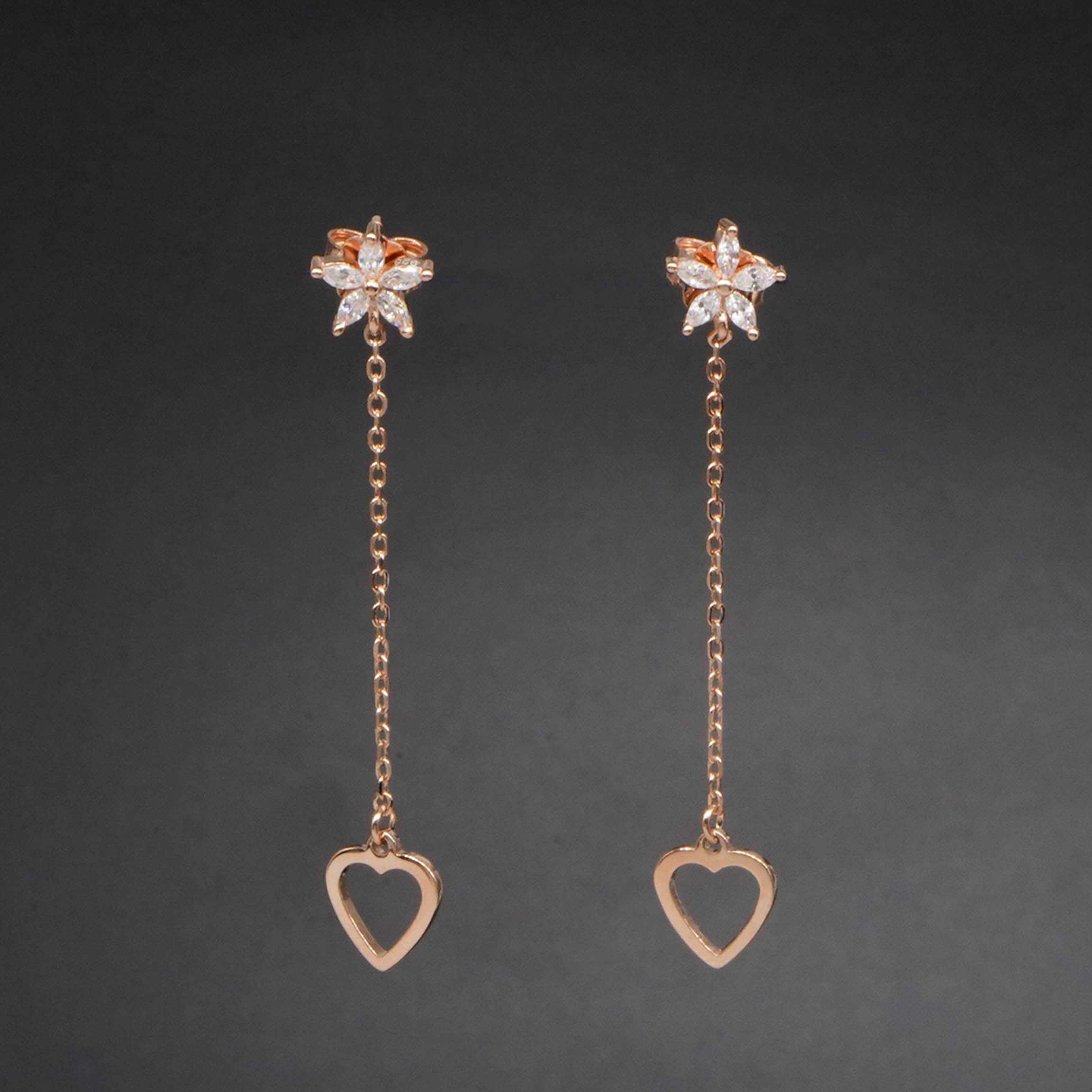 Silver Petals Earring – GIVA Jewellery